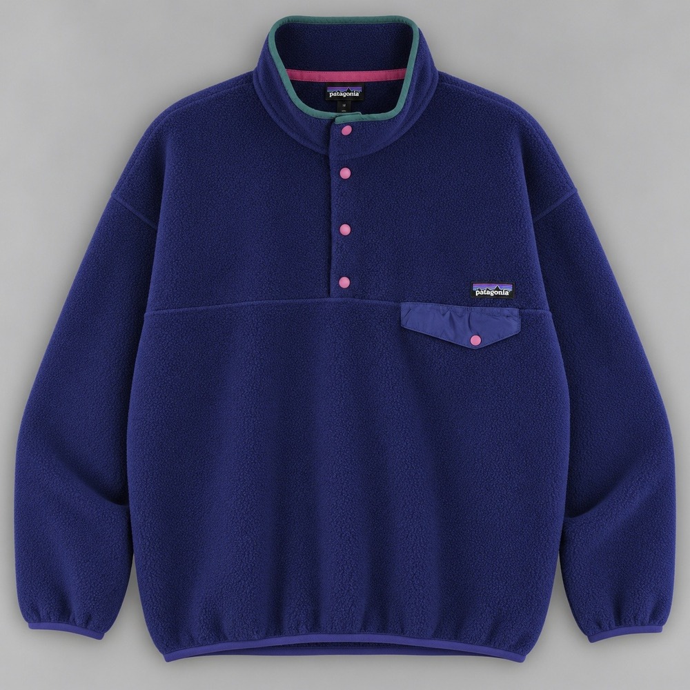Patagonia Synchilla Snap-T Fleece Pullover Mens XL Purple Made in USA VTG 90s